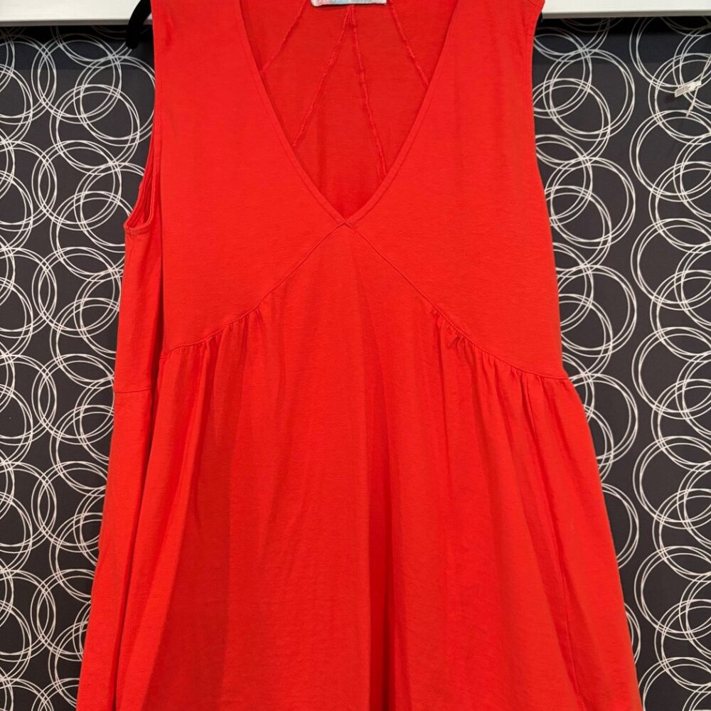 Free People Beach Mandarin Red On My Mind Mini